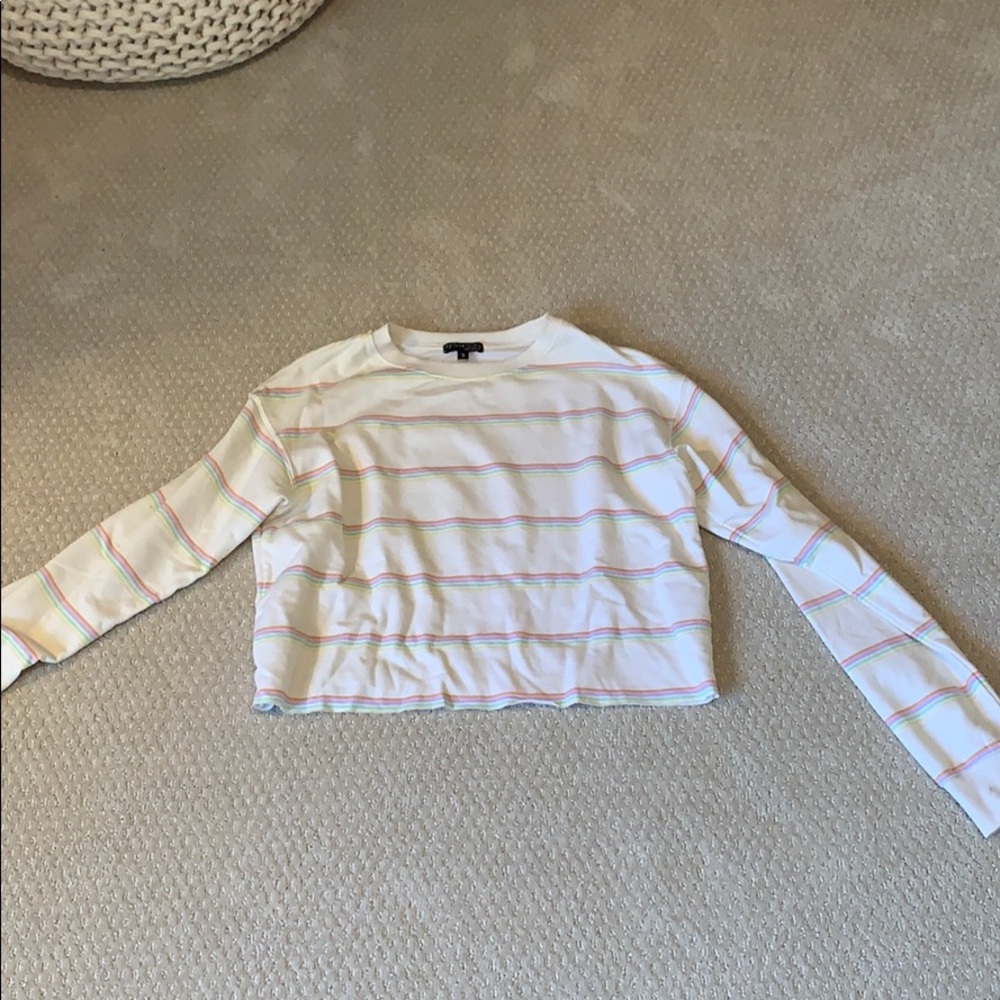 Fifth sun cropped sweat shirt